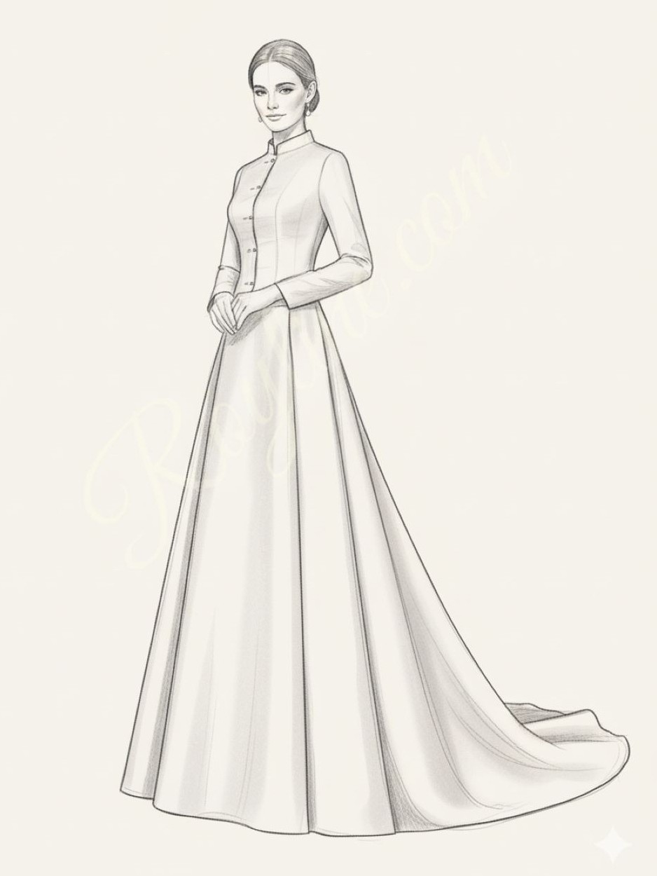 ชุดเจ้าสาวรุ่น The Lily A-Line